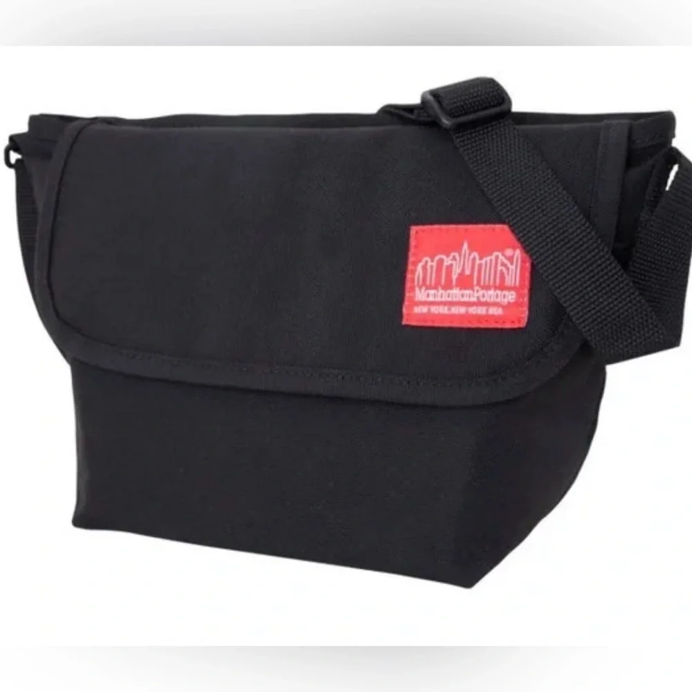 BRAND NEW! Manhattan Portage Messenger Bag Black - Picture 3 of 8